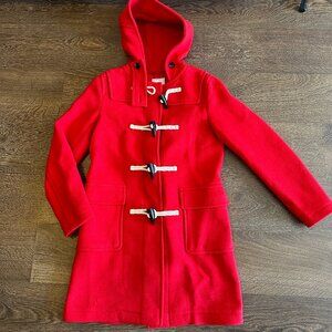J.W.‎ Anderson x Uniqlo Red Hooded Duffle Coat - Size XS